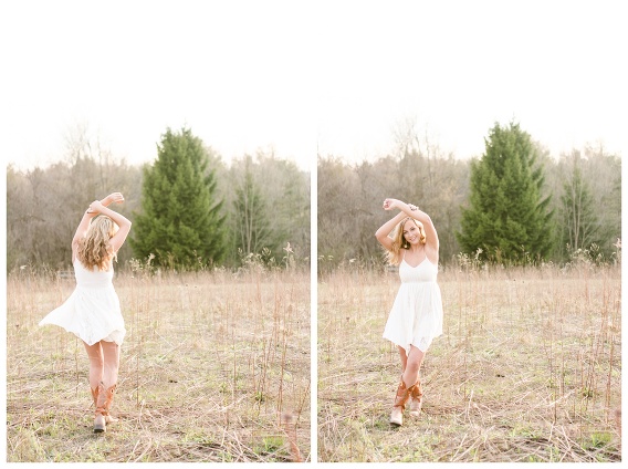 Sun drenched field waterford pennsylvania senior session jessica husted photography