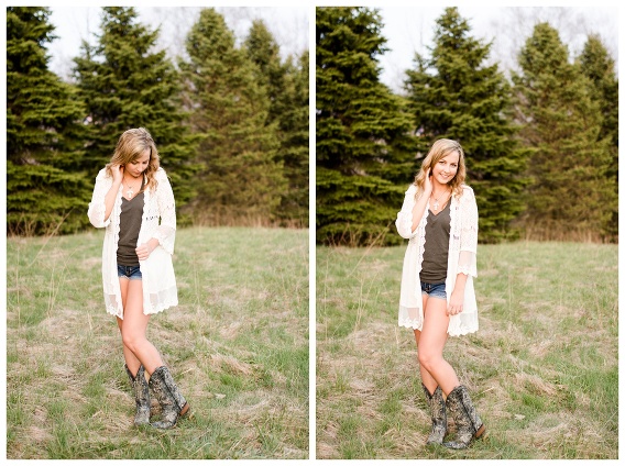 Sun drenched field waterford pennsylvania senior session jessica husted photography